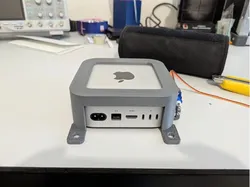 Mac Mini holder with servo mount