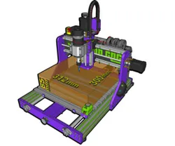 Medium Duty 312x300x85mm Desktop CNC Mill