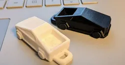 Mini Cybertruck Key Ring
