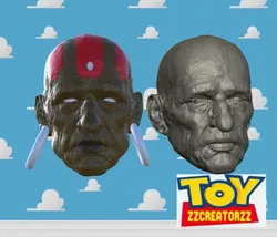 Other STL Descărcare - cabeza Dhalsim - zzjonicreatorzz
