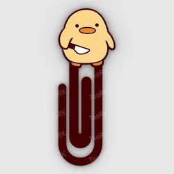 Other STL Descărcare - Paperclip killer duckling - bookmark - TeoRk