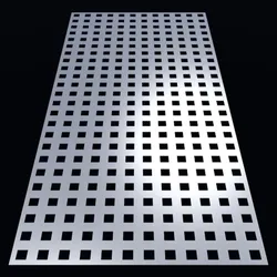 Perforated panel with 25 percent opening 25O115