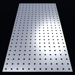 Perforated panel with 6 percent opening 25O110