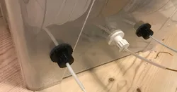 PTFE Tube Dry Box Connector (No screws)