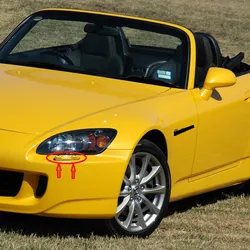 S2000 headlight washer cover
