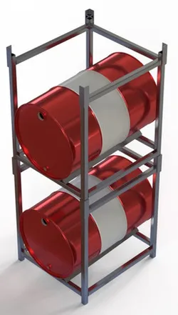 Shelf for barrels