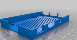 Slim and Compact Raspberry Pi B+ case derivative with air slots