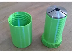 5C Collet Tube - Threaded