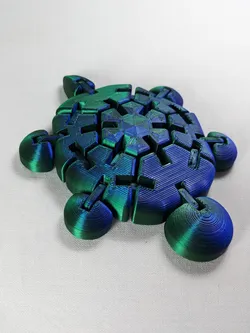 Articulating Flexi Fidget Turtle Toy