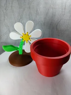 Articulating Flexi Storage Flower Pot