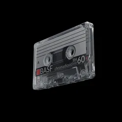 audio cassette tape with box