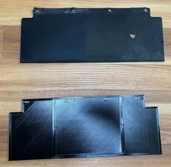Flap N482341 for popular yellow or red brand cordless or corded electric lawnmower models DCMW220__, DCMW290__, BEMW213, CMCMW220__, CMEMW213__