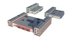 industrial buildings model pack