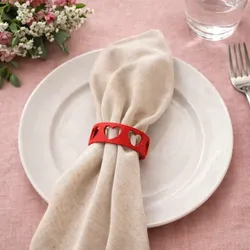 Napkin ring [heart shaped]