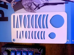 optical Lens shape stencil