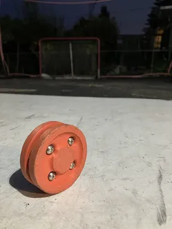 outside hockey puck