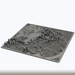 Tokyo City Japan 3D Model - Printable Urban Landscape - Japanese Metropolis Architecture