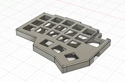 40%ish split keyboard case