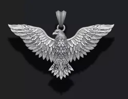 Eagle pendant 3D print model