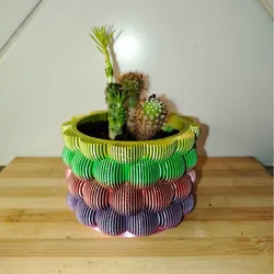 Fișiere pentru imprimante 3D | Fișier 3MF | Bubble Pop Planter
