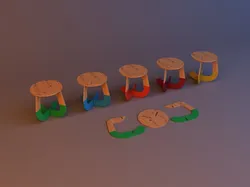 kids plywood chair cnc workshop furniture