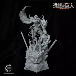 Levi Ackerman vs Zeke Jeager 3D print model