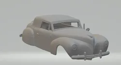 lincoln zephyr continental cabriolet 3D Print Model in Vehicle 381374