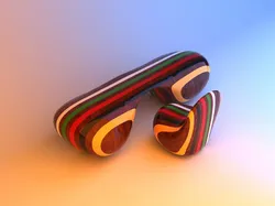 multicolored remix parametric table furniture