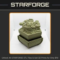 Plant Cell Educational Model with Removable Organelles StarForge Kits 3D Print STL File