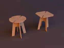 plywood child chair cnc workshop furniture