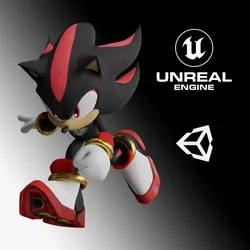 shadow the hedgehog - ue4 - unity