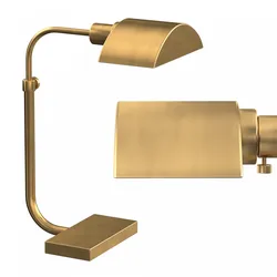 theorem brass table lamp