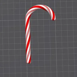 3D printer bestanden | 3MF | Red and white candy cane