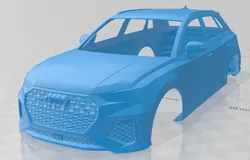 audi q3 rs 2020 printable body car 3D Print Model in Automotive 357965