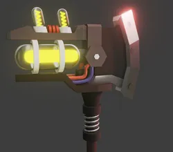 axe - cyberpunk - low poly