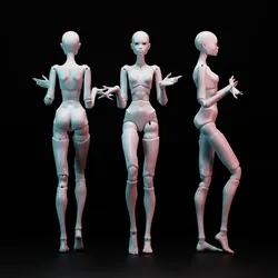 Bjd doll for 3d printing adela 40cm 3D Print Model in Toys 357744