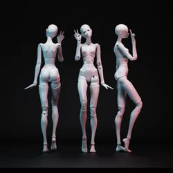 Bjd doll for 3d printing adela 60cm 3D Print Model in Toys 357746