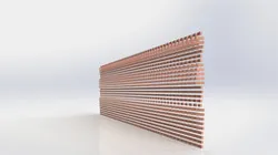 Fabric Brick mesh cladding