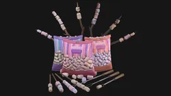 marshmallow camp set