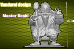 master roshi 3D Print Model in Sculpture 358622
