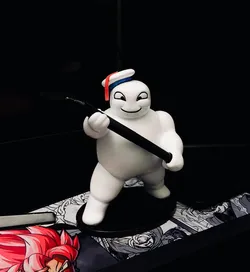 mini puft - ghostbuster after life 2021 - pencil holder 3d print model 3D Print Model in Sculpture 359172