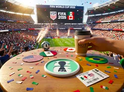 2026 Soccer World Cup Coffee Coaster