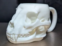 3D printer bestanden | 3MF | Animal Skull Paperclip Cup