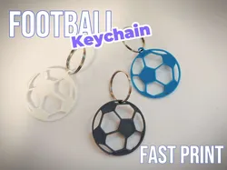 3D printer bestanden | 3MF | football keychain