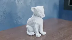 3D printer bestanden | 3MF | Low Poly Jaguar