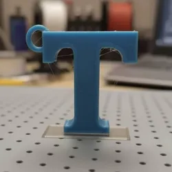 Creality Cloud | Keychain "T" | ملفات الطابعة ثلاثية الأبعاد
