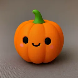 Cute 3D Pumpkin for Halloween