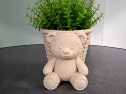 Cute Teddy Bear Planter