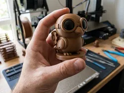 Fișiere pentru imprimante 3D | Fișier 3MF | Tiny Aviator Owl Explorer – Noah0x03