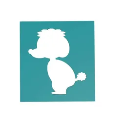 Gratis Other STL indir - Stencil - adorable_paws